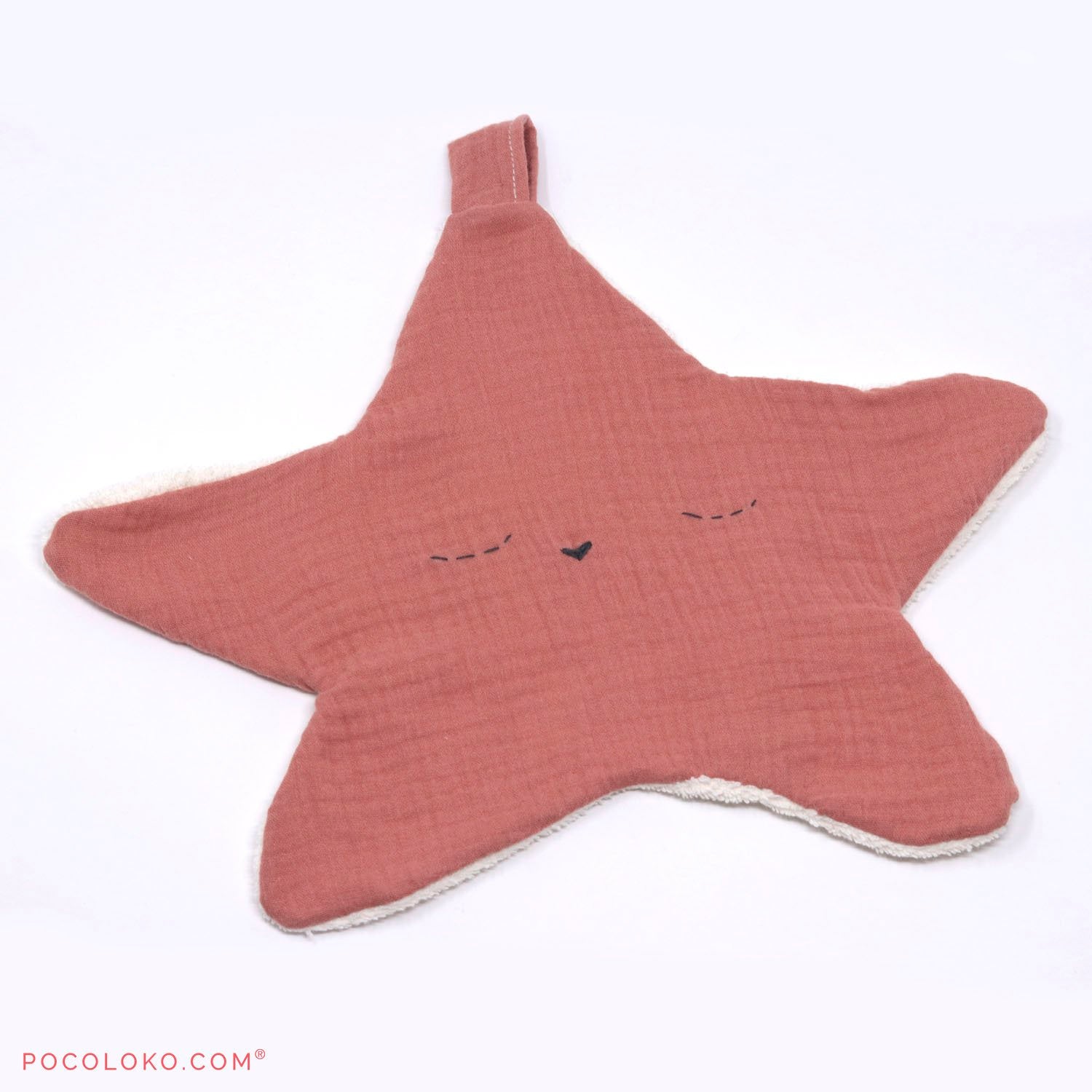 toalla estrella - coral - Pocoloko